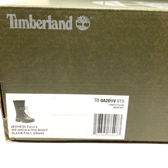 💖MEGA SALE💖Timberland WOMEN'S 9 TB 0A2D1V 015 JENNESS WP INSULATED BOOTS Black - Picture 6 of 7